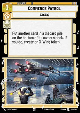 Commence Patrol - Jump to Lightspeed (Uncommon) [JTL-205]