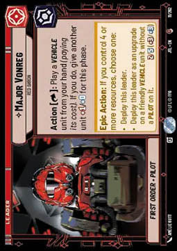 Major Vonreg, Red Baron - Jump to Lightspeed (Common) [JTL-011]