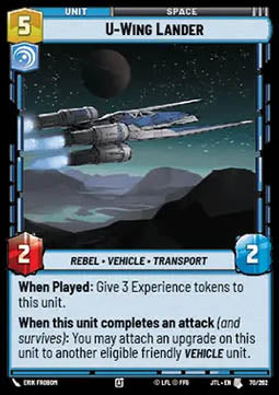 U-Wing Lander - Jump to Lightspeed (Uncommon) [JTL-070]