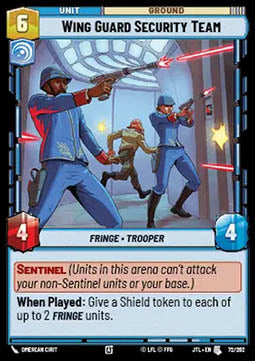 Wing Guard Security Team - Jump to Lightspeed (Uncommon) [JTL-072]