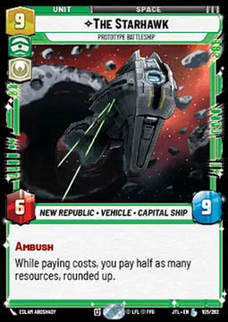 The Starhawk, Prototype Battleship - Jump to Lightspeed (Legendary) [JTL-105]