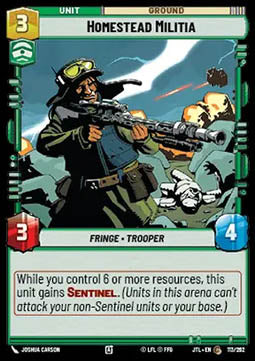 Homestead Militia - Jump to Lightspeed (Common) [JTL-113]