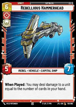 Rebellious Hammerhead - Jump to Lightspeed (Common) [JTL-153]