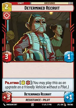 Determined Recruit - Jump to Lightspeed (Common) [JTL-159]