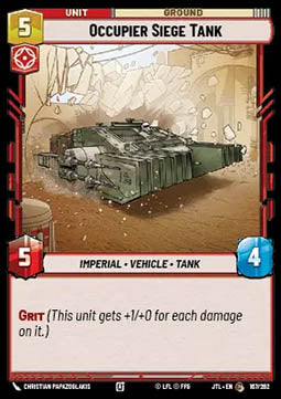 Occupier Siege Tank - Jump to Lightspeed (Common) [JTL-167]
