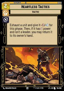 Heartless Tactics - Jump to Lightspeed (Uncommon) [JTL-194]