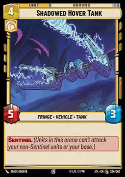 Shadowed Hover Tank - Jump to Lightspeed (Common) [JTL-224]