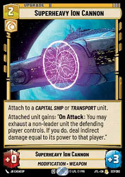 Superheavy Ion Cannon - Jump to Lightspeed (Rare) [JTL-227]