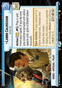 Lando Calrissian, Buying Time (V.1) - Jump to Lightspeed: Extras (Rare) [XJTL-265]