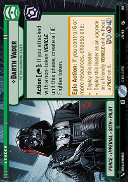 Darth Vader, Victor Squadron Leader (V.1) - Jump to Lightspeed: Extras (Common) [XJTL-268]