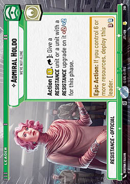 Admiral Holdo, We're Not Alone (V.1) - Jump to Lightspeed: Extras (Rare) [XJTL-269]
