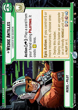 Wedge Antilles, Leader of Red Squadron (V.1) - Jump to Lightspeed: Extras (Common) [XJTL-270]