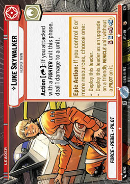 Luke Skywalker, Hero of Yavin (V.1) - Jump to Lightspeed: Extras (Common) [XJTL-274]