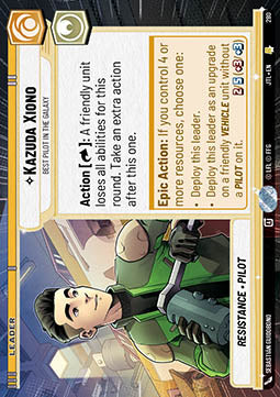 Kazuda Xiono, Best Pilot in the Galaxy (V.1) - Jump to Lightspeed: Extras (Rare) [XJTL-280]