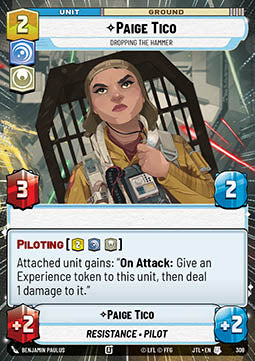 Paige Tico, Dropping the Hammer - Jump to Lightspeed: Extras (Uncommon) [XJTL-308]