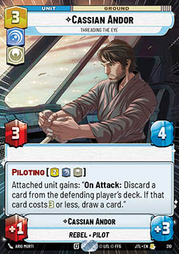 Cassian Andor, Threading the Eye - Jump to Lightspeed: Extras (Rare) [XJTL-310]