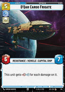 D'Qar Cargo Frigate - Jump to Lightspeed: Extras (Common) [XJTL-314]