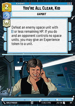 You're All Clear, Kid - Jump to Lightspeed: Extras (Uncommon) [XJTL-317]