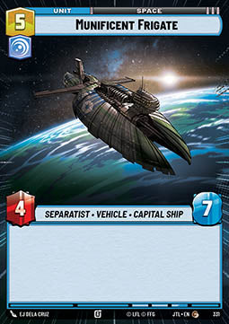Munificent Frigate - Jump to Lightspeed: Extras (Common) [XJTL-331]