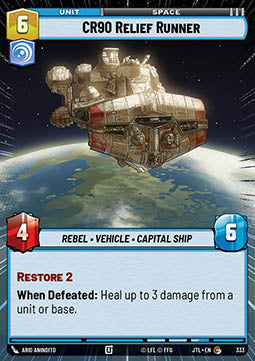 CR90 Relief Runner - Jump to Lightspeed: Extras (Common) [XJTL-333]