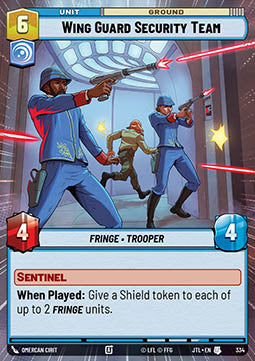 Wing Guard Security Team - Jump to Lightspeed: Extras (Uncommon) [XJTL-334]