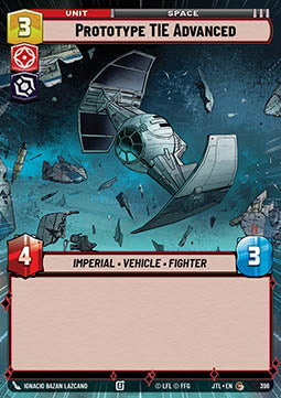 Prototype TIE Advanced - Jump to Lightspeed: Extras (Common) [XJTL-398]