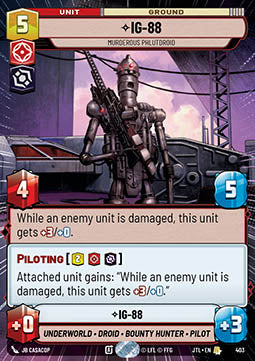 IG-88, Murderous Phlutdroid - Jump to Lightspeed: Extras (Rare) [XJTL-403]