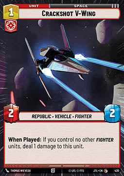 Crackshot V-Wing - Jump to Lightspeed: Extras (Common) [XJTL-420]