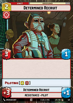 Determined Recruit - Jump to Lightspeed: Extras (Common) [XJTL-421]