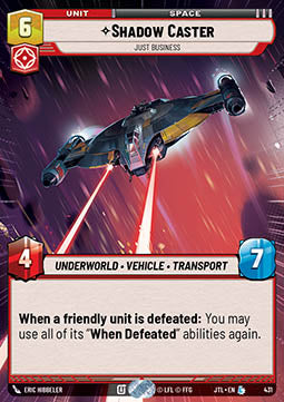 Shadow Caster, Just Business - Jump to Lightspeed: Extras (Legendary) [XJTL-431]