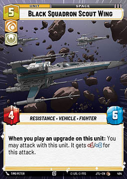 Black Squadron Scout Wing - Jump to Lightspeed: Extras (Common) [XJTL-464]
