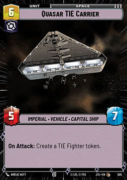 Quasar TIE Carrier - Jump to Lightspeed: Extras (Common) [XJTL-505]