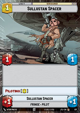 Sullustan Spacer (V.1) - Jump to Lightspeed: Extras (Common) [XJTL-517]