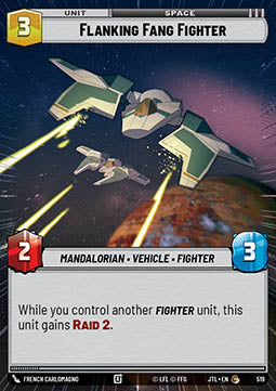 Flanking Fang Fighter (V.1) - Jump to Lightspeed: Extras (Common) [XJTL-519]