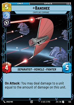 Banshee, Crippling Command (V.2) - Jump to Lightspeed (Uncommon) [JTL-535]