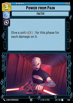 Power from Pain (V.2) - Jump to Lightspeed (Uncommon) [JTL-540]