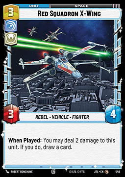 Red Squadron X-Wing (V.2) - Jump to Lightspeed (Common) [JTL-549]