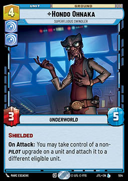 Hondo Ohnaka, Superfluous Swindler (V.2) - Jump to Lightspeed (Legendary) [JTL-554]