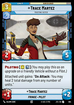 Trace Martez, Trusting Sister (V.2) - Jump to Lightspeed (Uncommon) [JTL-564]