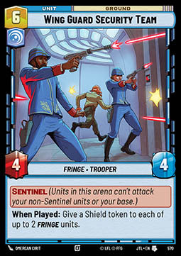 Wing Guard Security Team (V.2) - Jump to Lightspeed (Uncommon) [JTL-570]