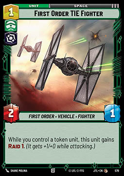 First Order TIE Fighter (V.2) - Jump to Lightspeed (Common) [JTL-579]
