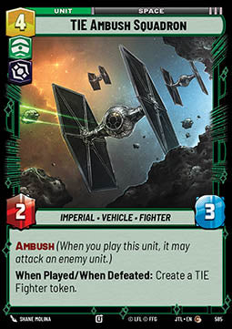 TIE Ambush Squadron (V.2) - Jump to Lightspeed (Common) [JTL-585]