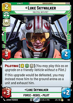 Luke Skywalker, You Still With Me? (V.2) - Jump to Lightspeed (Rare) [JTL-592]