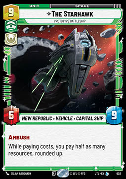 The Starhawk, Prototype Battleship (V.2) - Jump to Lightspeed (Legendary) [JTL-603]