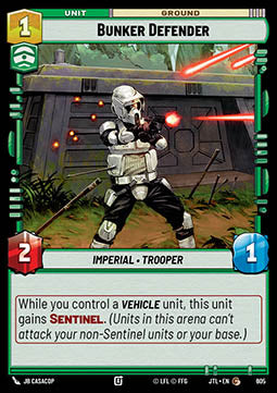 Bunker Defender (V.2) - Jump to Lightspeed (Common) [JTL-605]