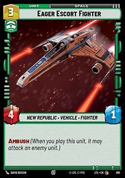 Eager Escort Fighter (V.2) - Jump to Lightspeed (Common) [JTL-610]