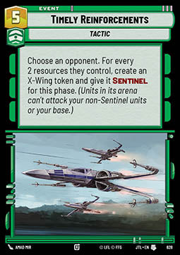 Timely Reinforcements (V.2) - Jump to Lightspeed (Common) [JTL-628]