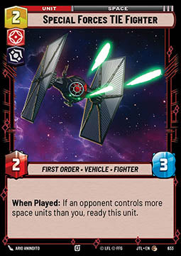 Special Forces TIE Fighter (V.2) - Jump to Lightspeed (Common) [JTL-633]