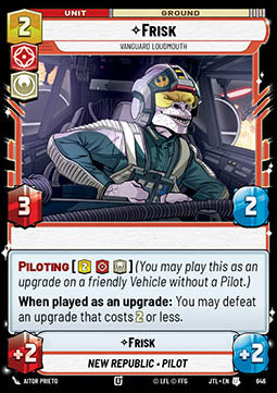 Frisk, Vanguard Loudmouth (V.2) - Jump to Lightspeed (Uncommon) [JTL-646]