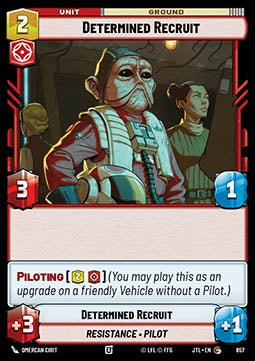 Determined Recruit (V.2) - Jump to Lightspeed (Common) [JTL-657]